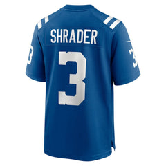 Spencer Shrader Indianapolis Colts Team Game Jersey - Royal | Nike discount