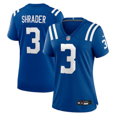 Spencer Shrader Indianapolis Colts Women's Team Game Jersey - Royal | Nike on sale