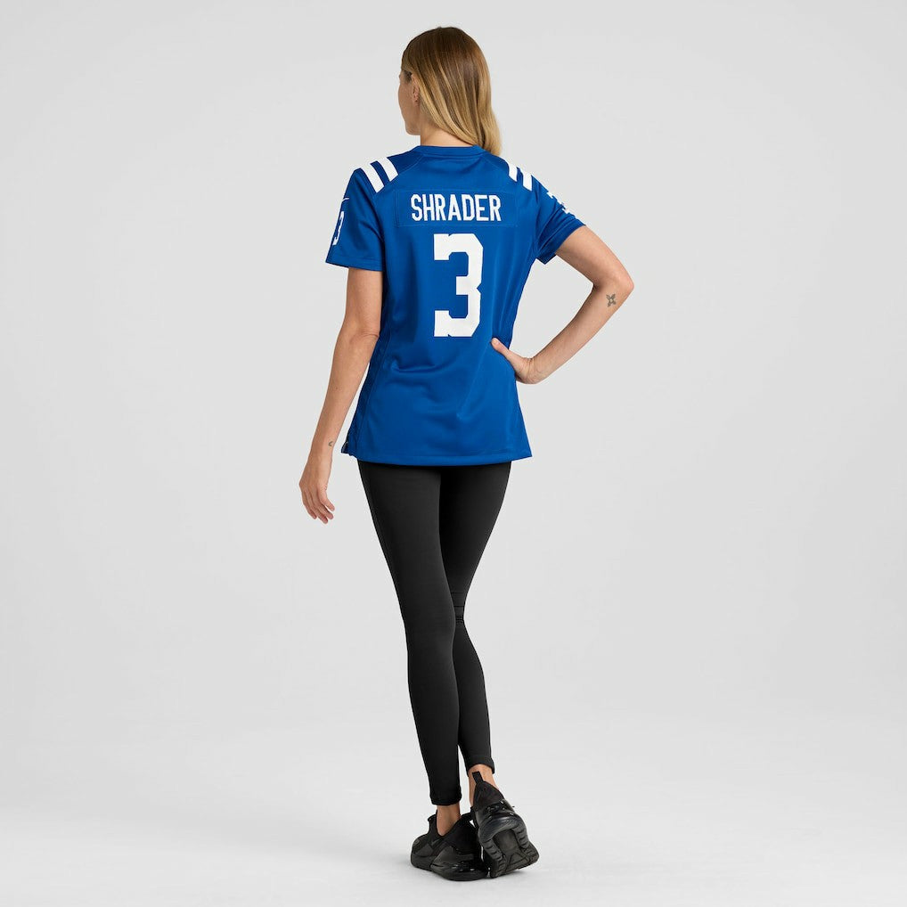 Spencer Shrader Indianapolis Colts Women's Team Game Jersey - Royal | Nike on sale