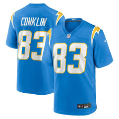Tyler Conklin Los Angeles Chargers Team Game Jersey - Powder Blue | Nike outlet