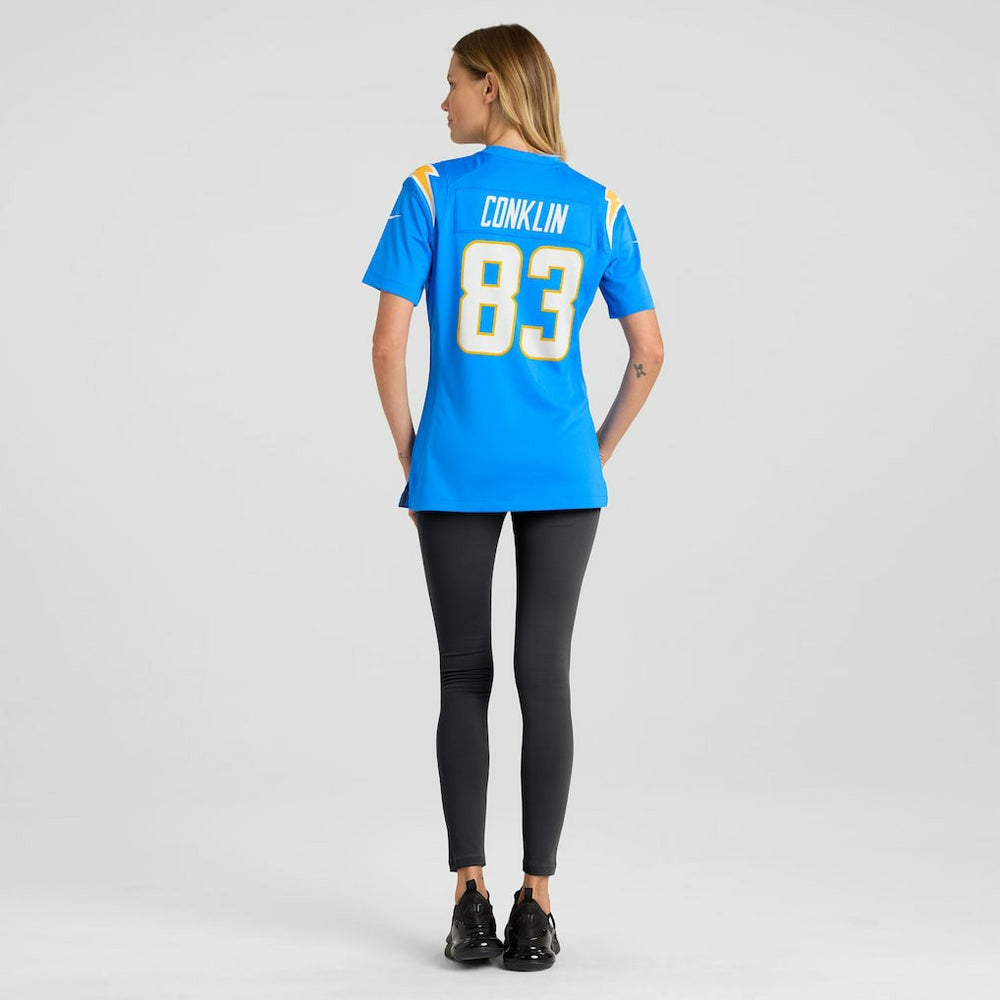 Tyler Conklin Los Angeles Chargers Women's Team Game Jersey - Powder Blue | Nike online