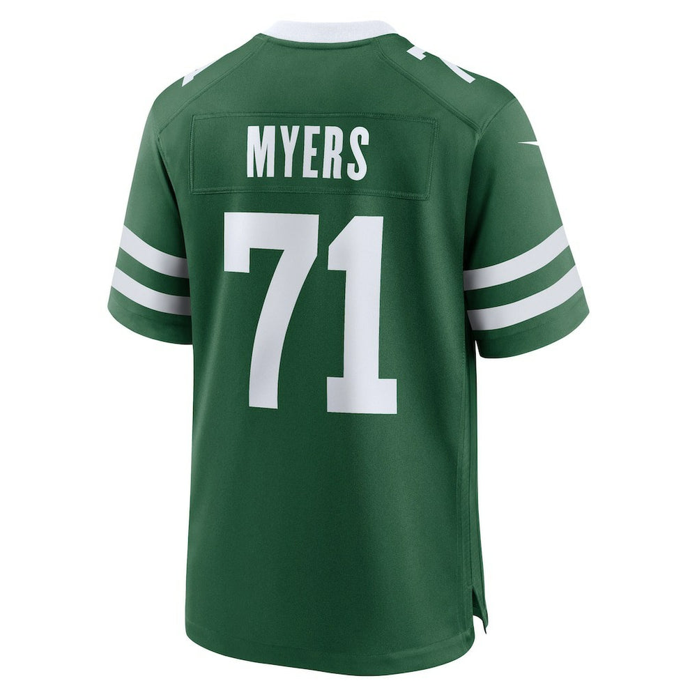 Josh Myers New York Jets Team Game Jersey - Legacy Green | Nike for sale