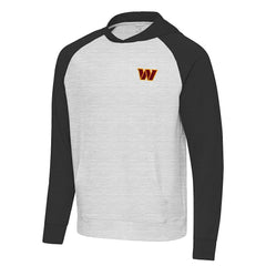 Washington Commanders Antigua Urgent Pullover Hoodie - Heather Gray/Black outlet