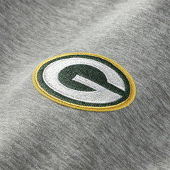 Green Bay Packers Antigua Urgent Pullover Hoodie - Heather Gray/Black outlet