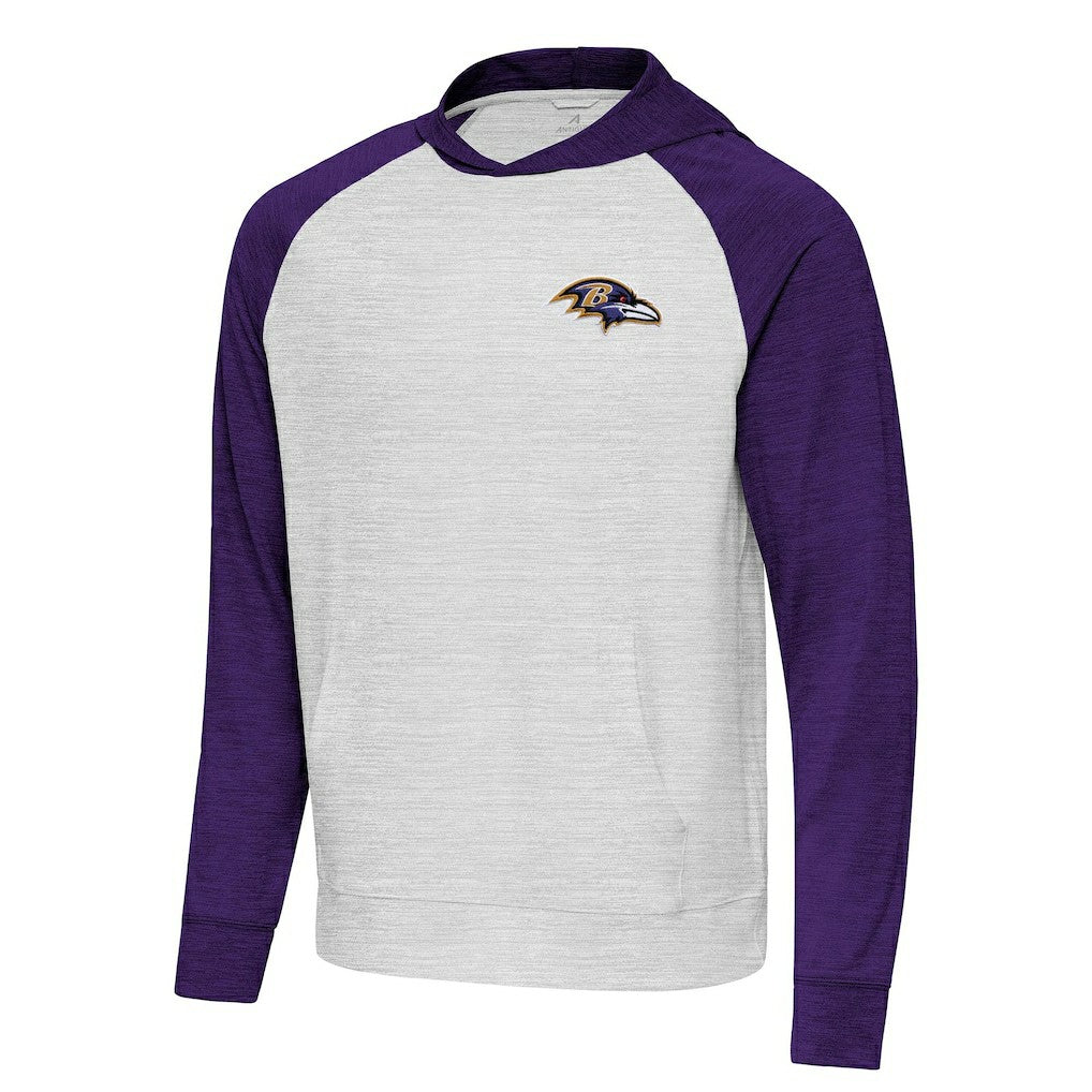 Baltimore Ravens Antigua Urgent Pullover Hoodie - Purple/Gray outlet