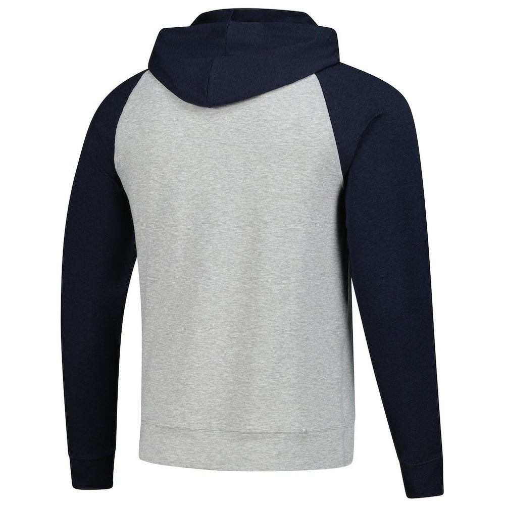 Chicago Bears Antigua Urgent Pullover Hoodie - Heather Gray/Navy discount