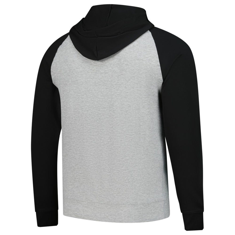 Detroit Lions Antigua Urgent Pullover Hoodie - Heather Gray/Black cheap