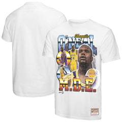 Shaquille O'Neal Los Angeles Lakers Commemorative Collage T-Shirt - White | Mitchell & Ness sale