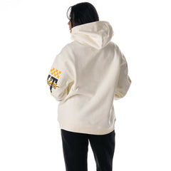 Pittsburgh Steelers The Wild Collective Unisex Stacked Graphic Sleeve Fleece Hoodie - Cream discount