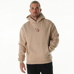 Arizona Cardinals The Wild Collective Unisex Oversized Graphic Fleece Hoodie - Tan cheap