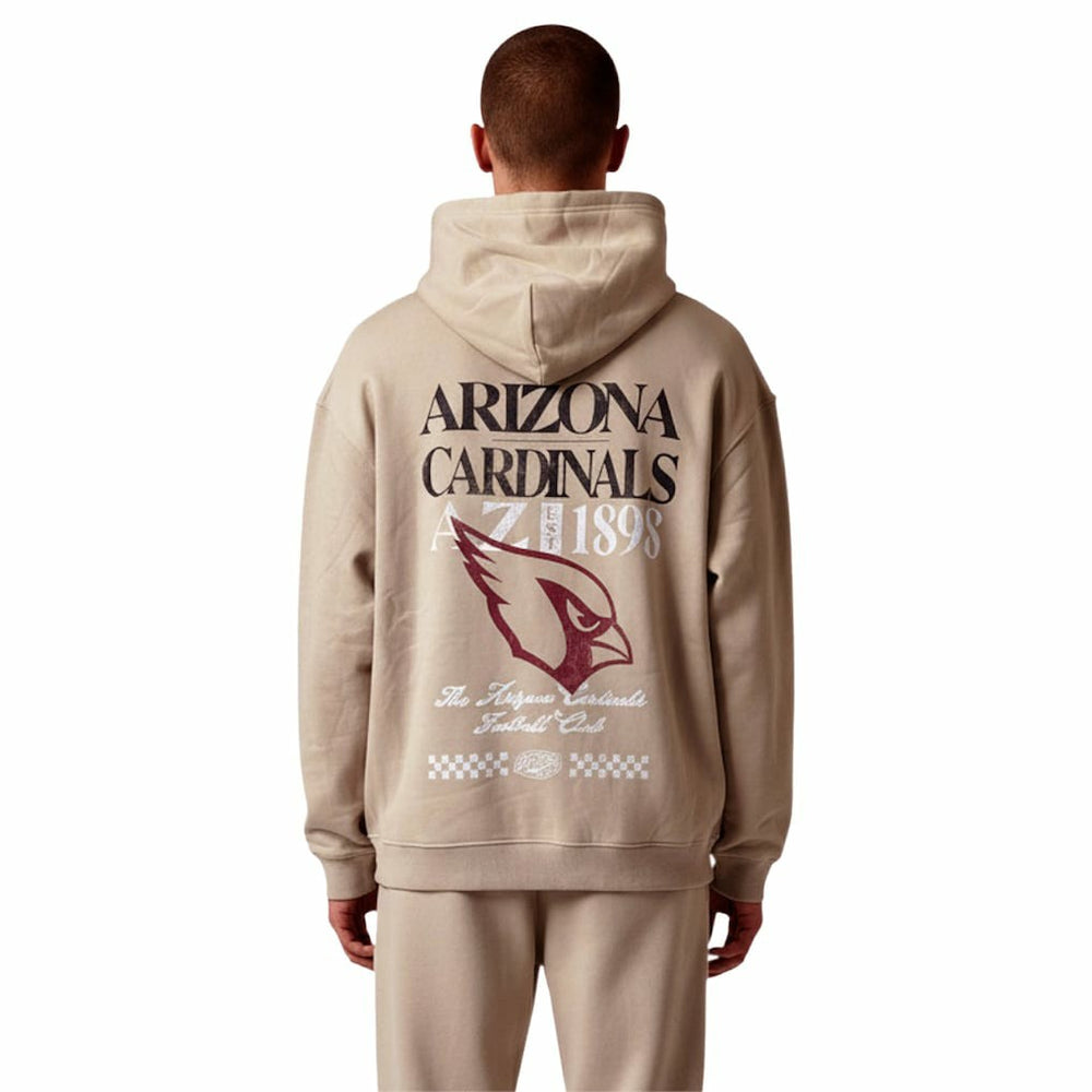 Arizona Cardinals The Wild Collective Unisex Oversized Graphic Fleece Hoodie - Tan cheap