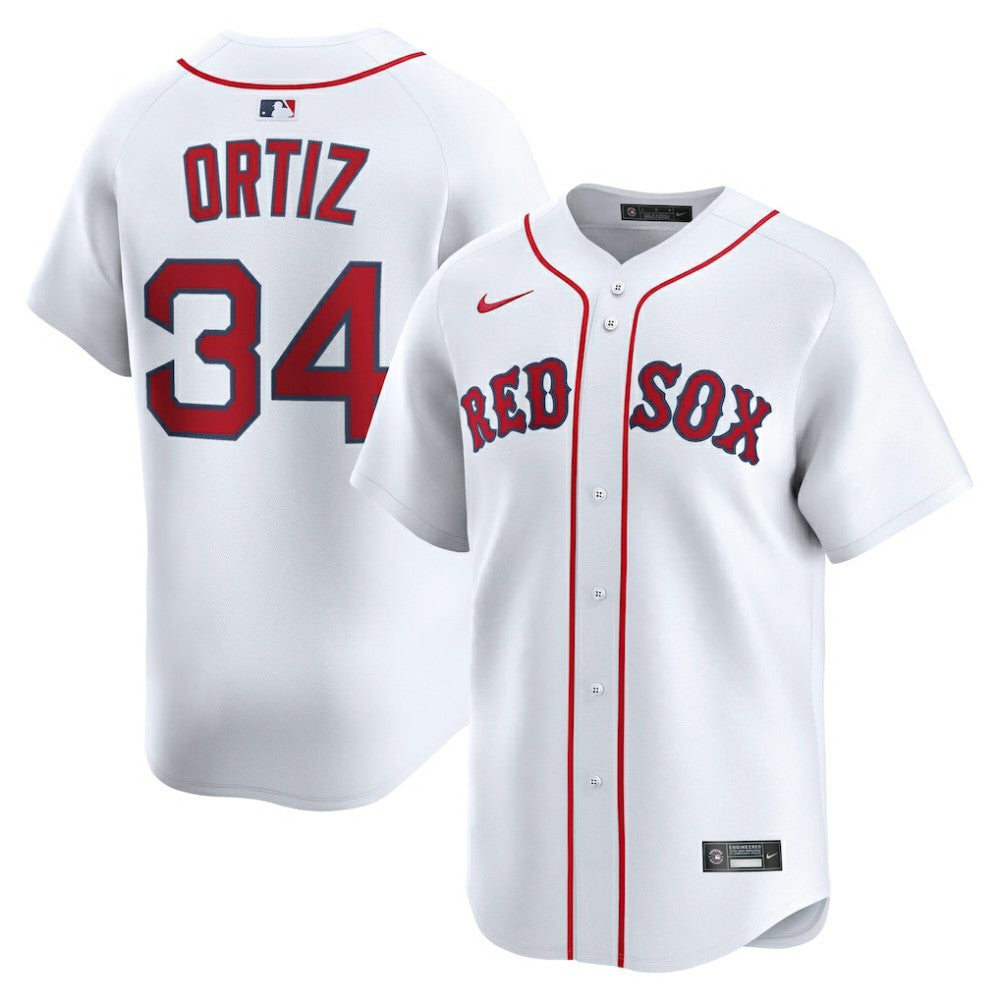 David Ortiz Boston Red Sox Home Limited Jersey - White | Nike