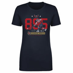 Alexander Ovechkin Washington Capitals 500 Level Women's NHL All-Time Leading Goal Scorer Number T-Shirt Navy