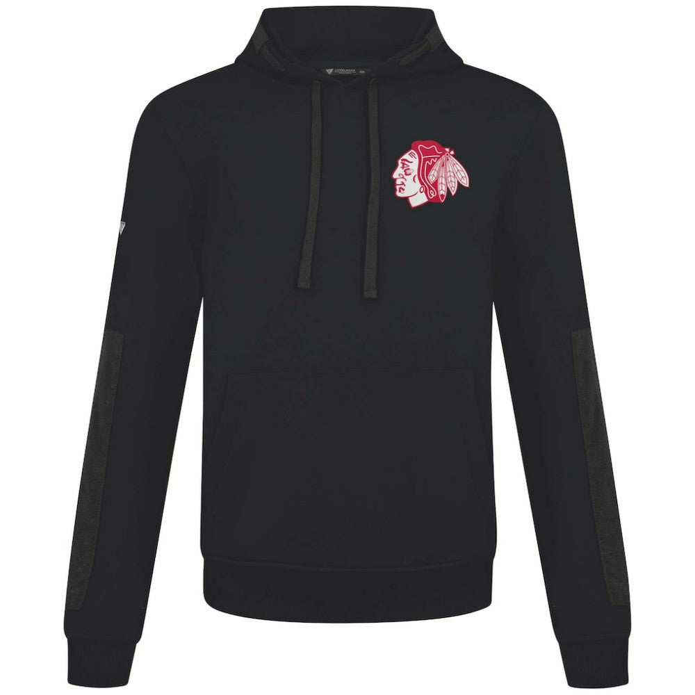 Chicago Blackhawks Levelwear Bombay Response Pullover Hoodie Black