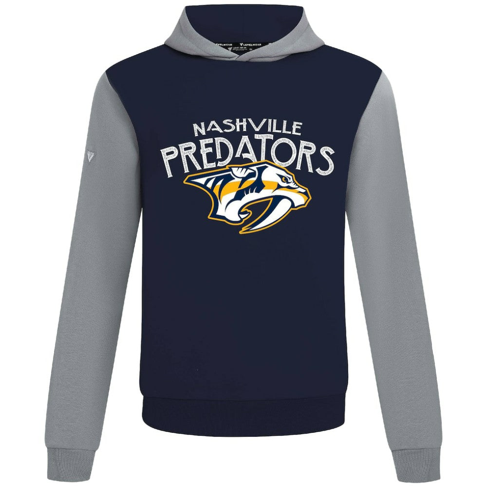 Nashville Predators Levelwear Ultimate Mission Pullover Hoodie Navy/Gray