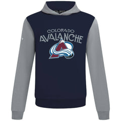 Colorado Avalanche Levelwear Ultimate Mission Pullover Hoodie Navy/Gray