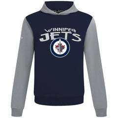 Winnipeg Jets Levelwear Ultimate Mission Pullover Hoodie Navy/Gray