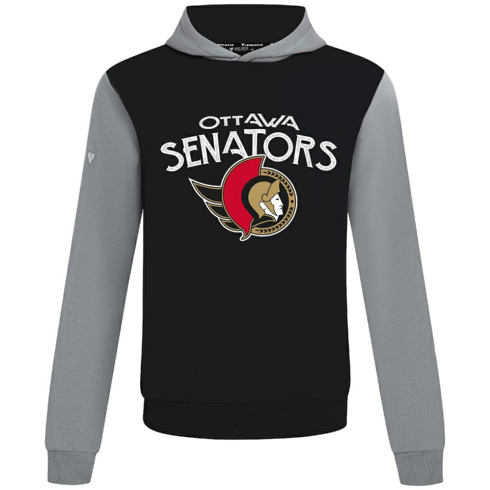 Ottawa Senators Levelwear Ultimate Mission Pullover Hoodie Black/Gray