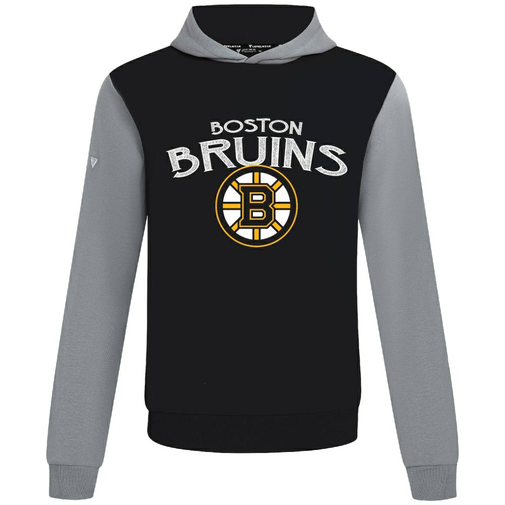 Boston Bruins Levelwear Ultimate Mission Pullover Hoodie Black/Gray