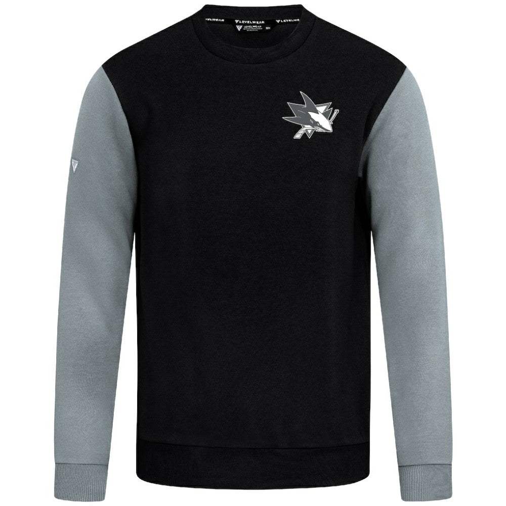 San Jose Sharks Levelwear Ultimate Response Sweatshirt Black/Gray