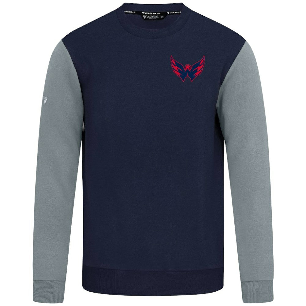Washington Capitals Levelwear Ultimate Response Sweatshirt Navy/Gray