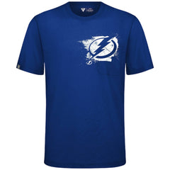 Tampa Bay Lightning Levelwear Focal Blasted T-Shirt Royal
