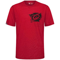 Carolina Hurricanes Levelwear Focal Blasted T-Shirt Red