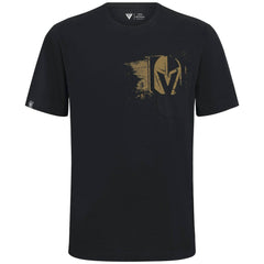 Vegas Golden Knights Levelwear Focal Blasted T-Shirt Black