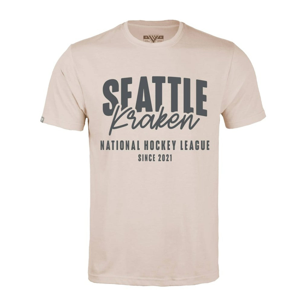 Seattle Kraken Levelwear Richmond Response T-Shirt Khaki