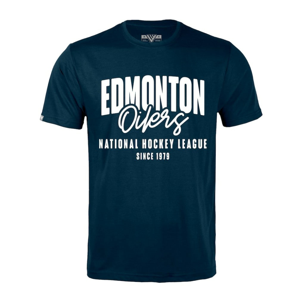 Edmonton Oilers Levelwear Richmond Response T-Shirt Navy