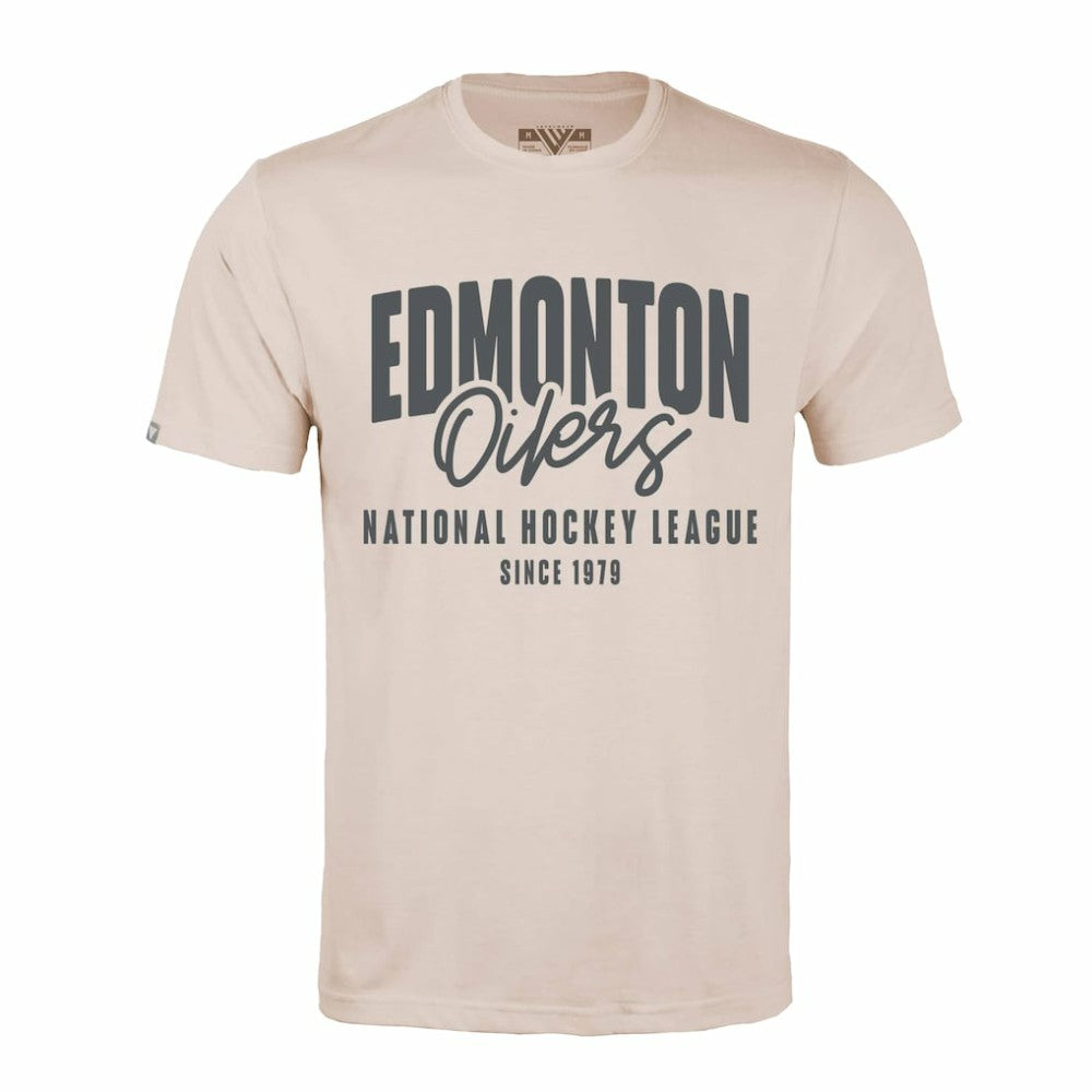 Edmonton Oilers Levelwear Richmond Response T-Shirt Khaki