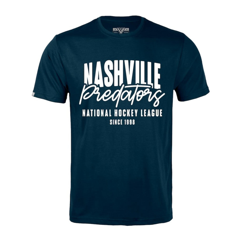 Nashville Predators Levelwear Richmond Response T-Shirt Navy
