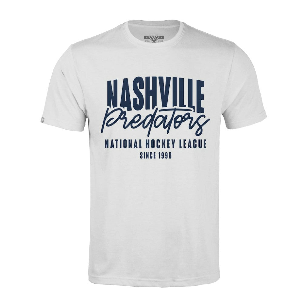 Nashville Predators Levelwear Richmond Response T-Shirt White