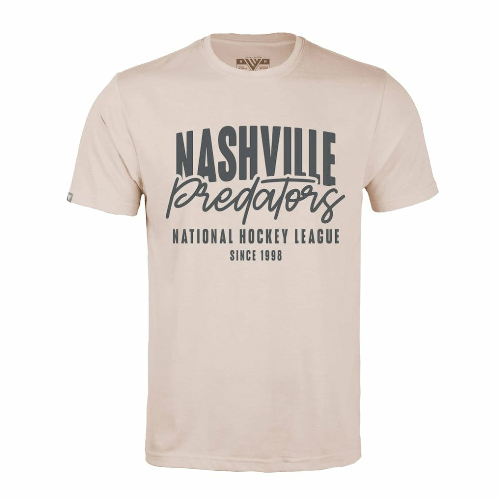 Nashville Predators Levelwear Richmond Response T-Shirt Khaki