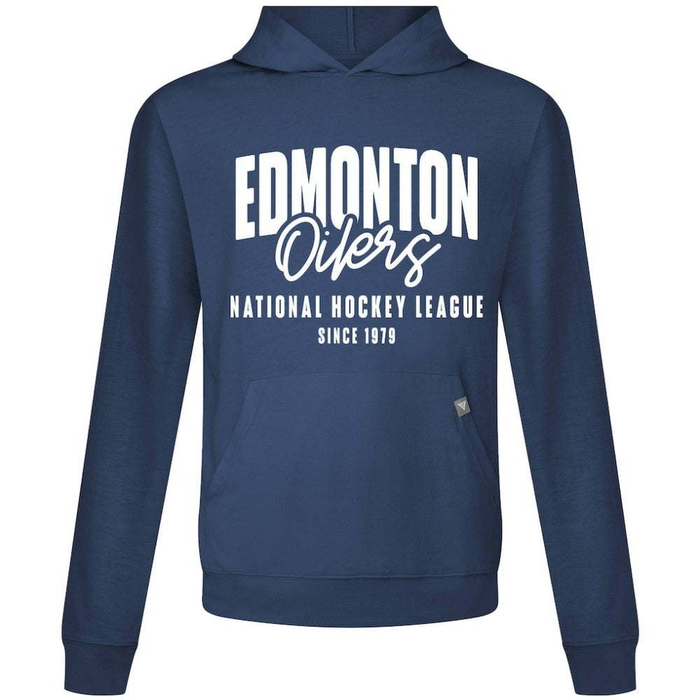 Edmonton Oilers Levelwear Relay Response Pullover Hoodie Navy