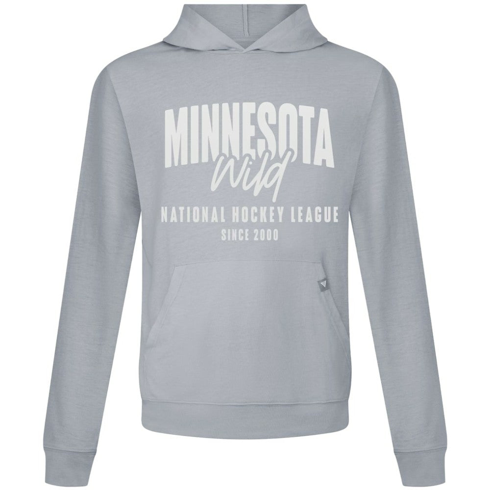 Minnesota Wild Levelwear Relay Response Pullover Hoodie Gray