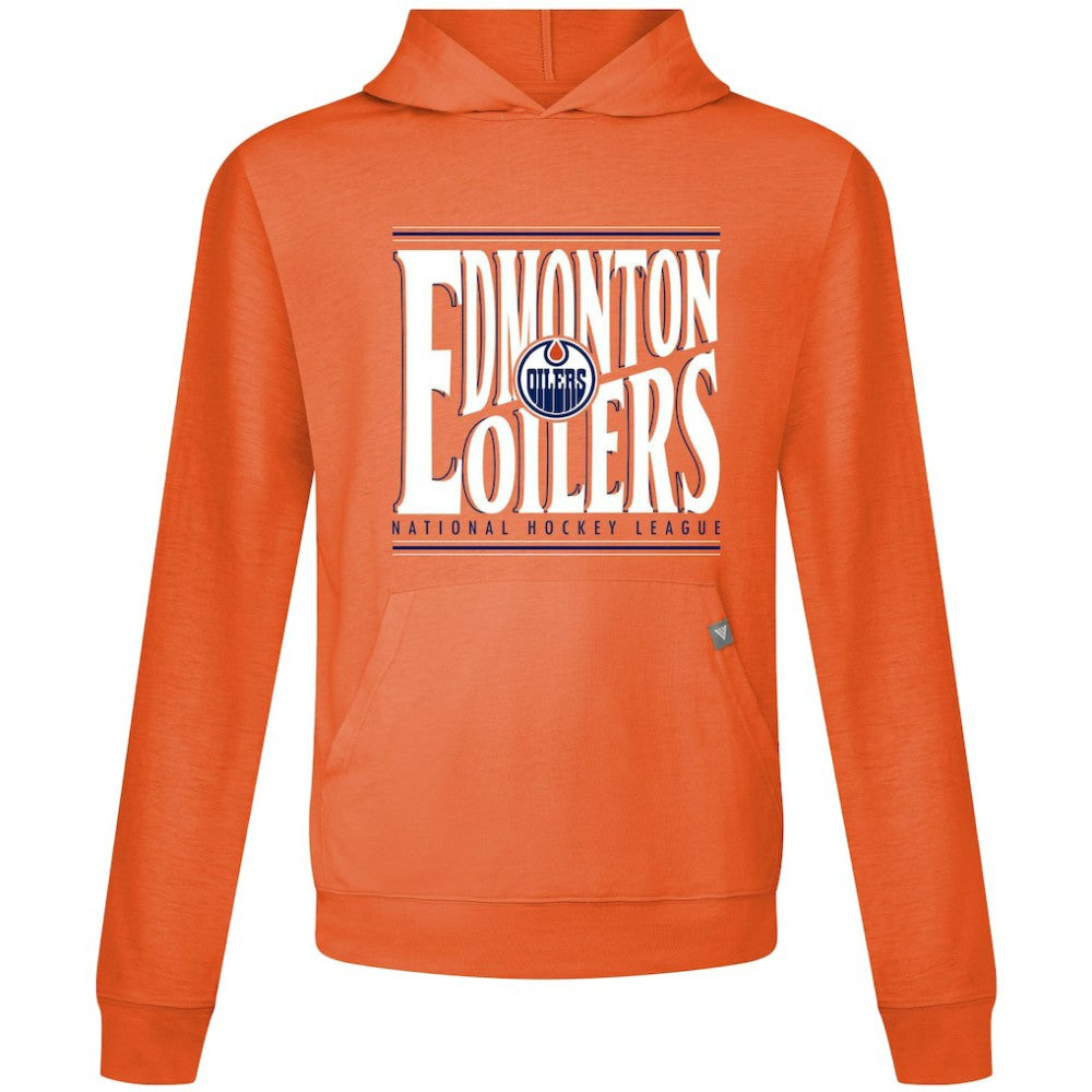 Edmonton Oilers Levelwear Relay Powerhouse Pullover Hoodie Orange