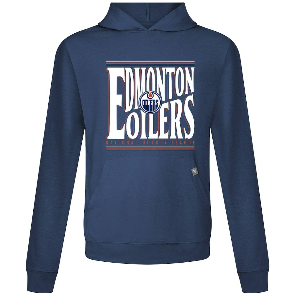Edmonton Oilers Levelwear Relay Powerhouse Pullover Hoodie Navy