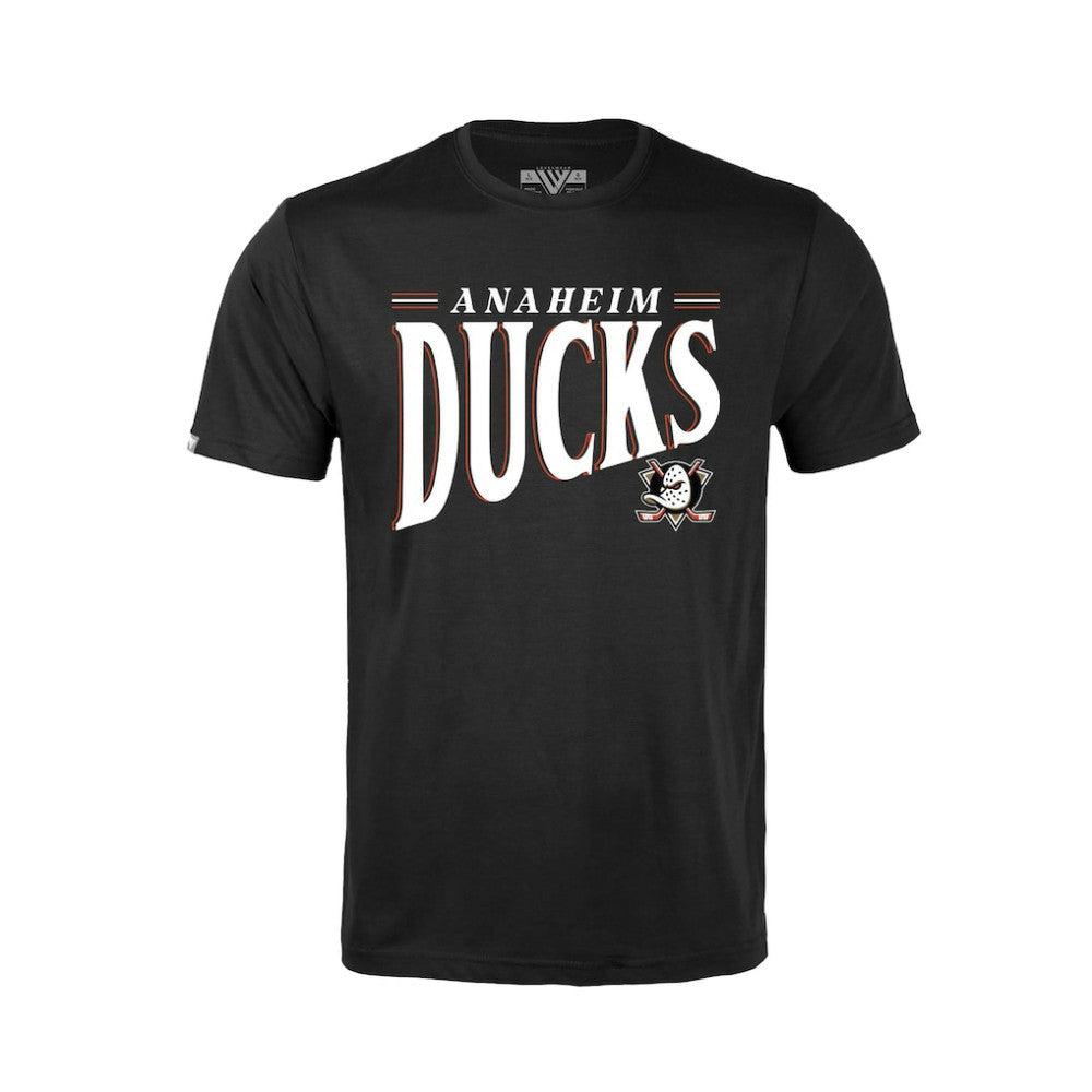 Anaheim Ducks Levelwear Youth Little Richmond Tally T-Shirt Black