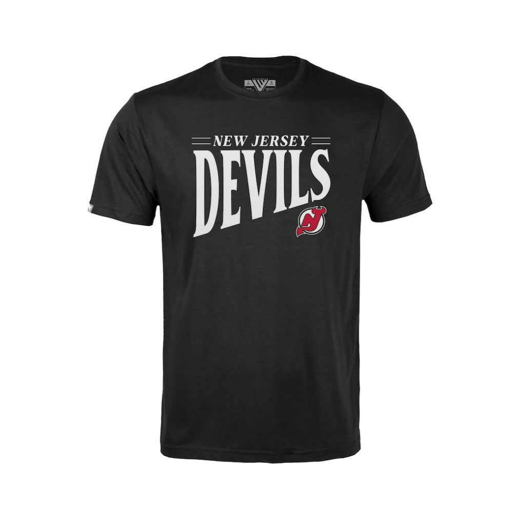 New Jersey Devils Levelwear Youth Little Richmond Tally T-Shirt Black