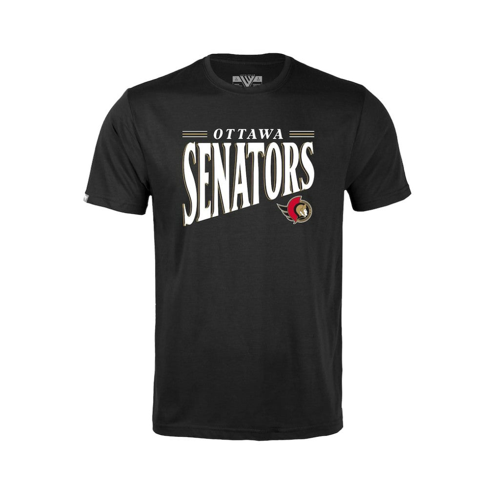 Ottawa Senators Levelwear Youth Little Richmond Tally T-Shirt Black