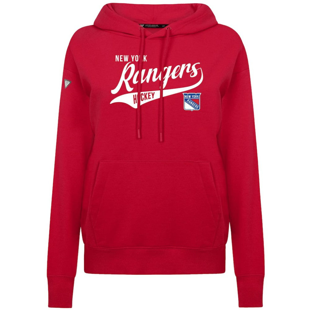 New York Rangers Levelwear Women's Adorn Glide Pullover Hoodie Red