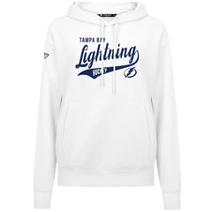 Tampa Bay Lightning Levelwear Women's Adorn Glide Pullover Hoodie White