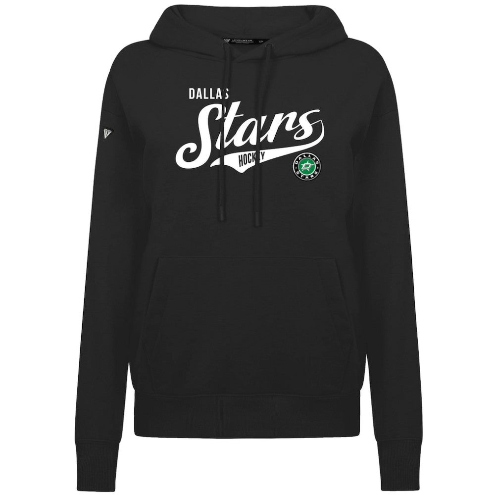 Dallas Stars Levelwear Women's Adorn Glide Pullover Hoodie Black