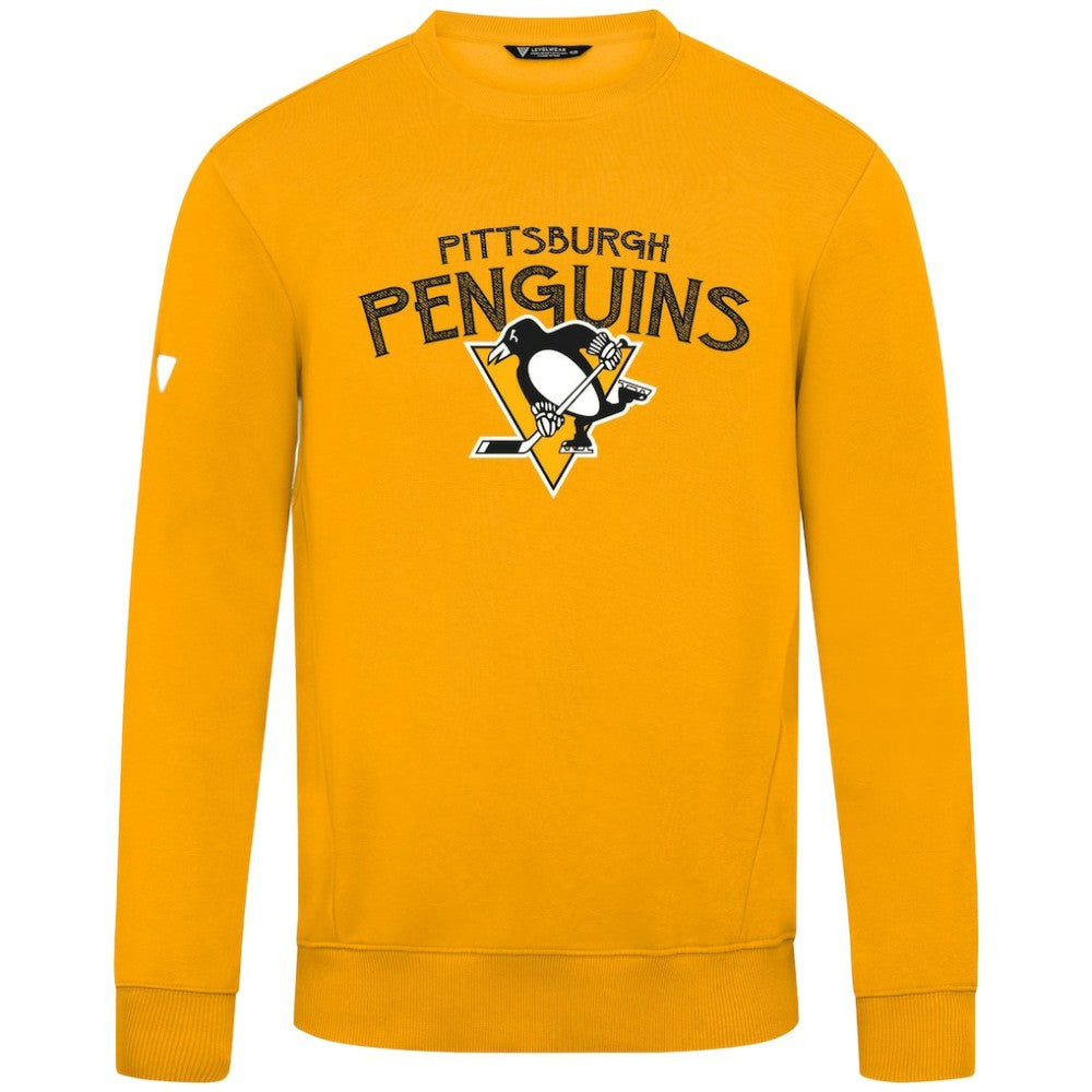 Pittsburgh Penguins Levelwear Zane Mission Sweatshirt Gold