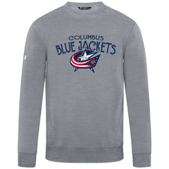 Columbus Blue Jackets Levelwear Zane Mission Sweatshirt Gray