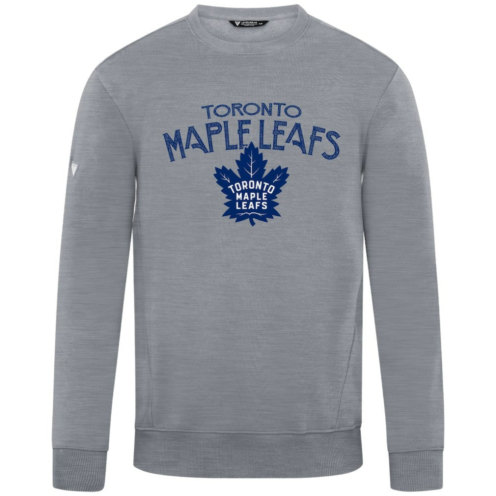 Toronto Maple Leafs Levelwear Zane Mission Sweatshirt Gray