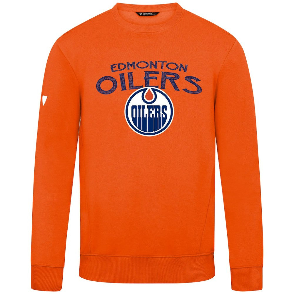 Edmonton Oilers Levelwear Zane Mission Sweatshirt Orange