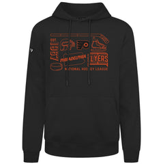 Philadelphia Flyers Levelwear Podium Campaign Pullover Hoodie Black