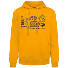 Nashville Predators Levelwear Podium Campaign Pullover Hoodie Gold